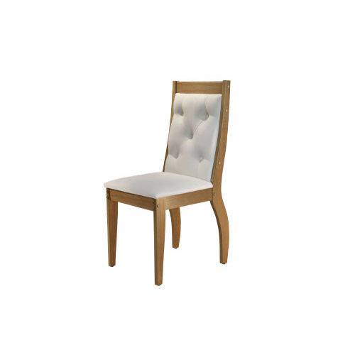 Cadeira Agata 100% MDF (Kit com 2 Cadeiras) - Móveis Rufato - Imbuia/Esmeralda - Móveis Bom de Preço -