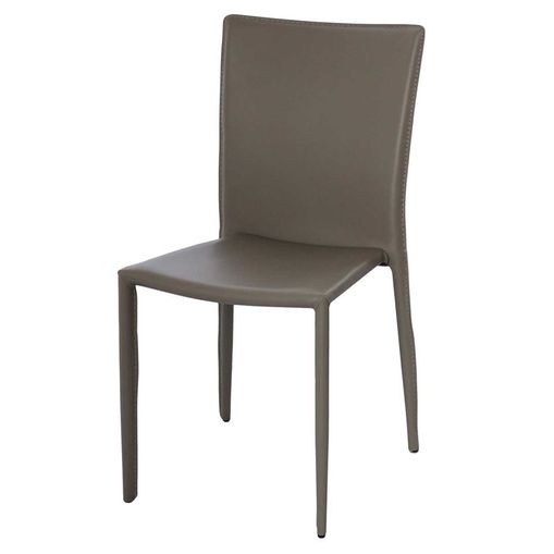 Cadeira Alba Fendi Aço e Couro OR Design 4401