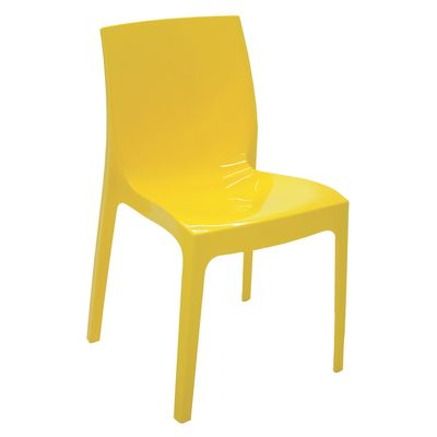 Cadeira Alice Brilhosa Amarela Tramontina 92037000