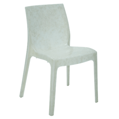 Cadeira Alice Pérola Branco Brilhosa Tramontina 92037011