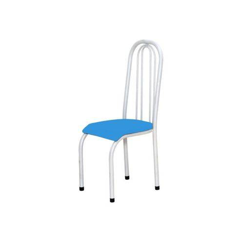 Cadeira Alta 0.123 Anatômica Branco/azul - Marcheli