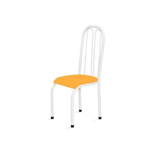 Cadeira Alta 0.112 Anatômica Branco/laranja - Marcheli