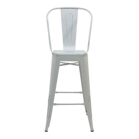 Cadeira Alta Iron Branca Ant. Original Entrega Byartdesign