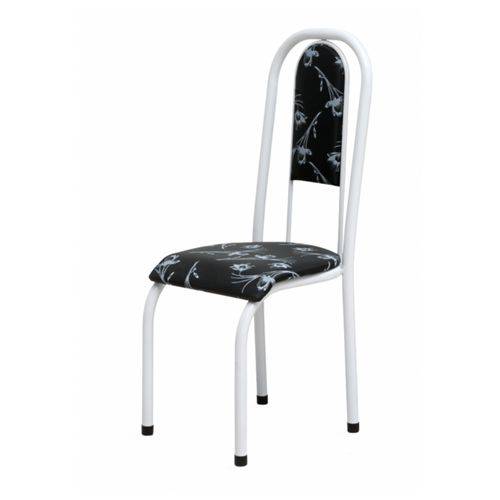 Cadeira Alta para Cozinha com Assento e Encosto em MDP 12 Mm 0.0.122 - Branco - Marcheli