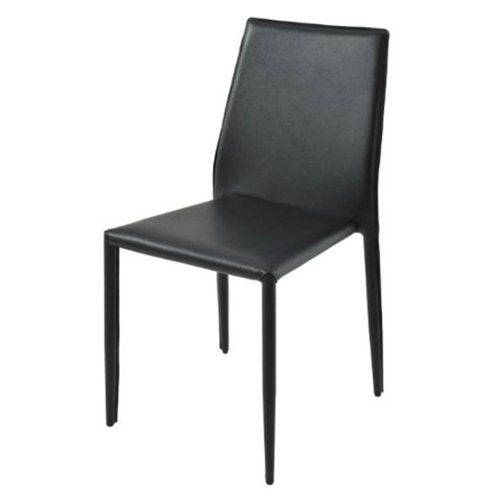 Cadeira Amanda 6606 em Metal Pvc Preto - 23869