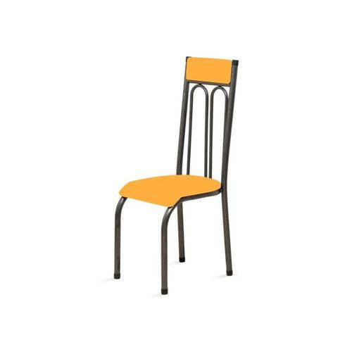Cadeira Anatômica 0.120 Estofada Craqueado/laranja - Marcheli