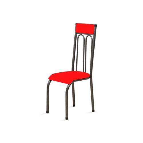 Cadeira Anatômica 0.120 Estofada Craqueado/vermelho - Marcheli