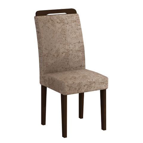 Cadeira Athenas 2 Peças - Castor - Sued Amassado Chocolate