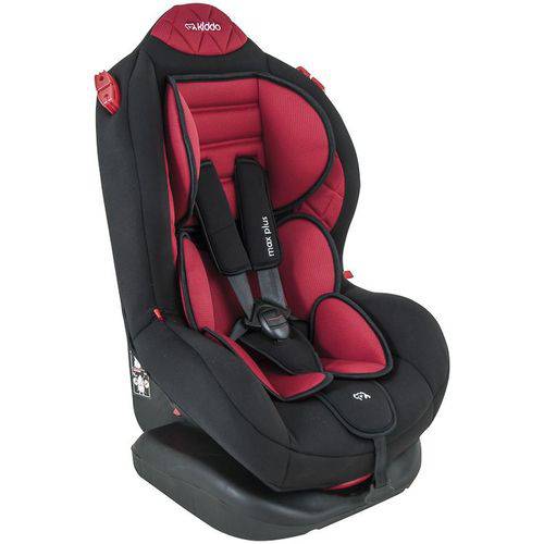 Cadeira Automóvel Bebê Kiddo Max Plus Reclinável 0-25 Kg - Vermelha