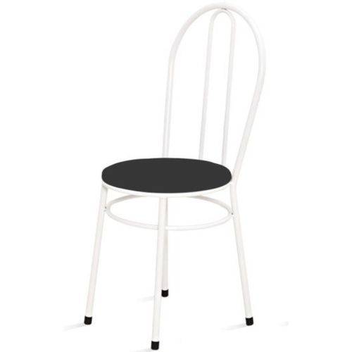 Cadeira Baixa Redonda para Cozinha com 02 Argolas 0.0.134 - Branco - Marcheli