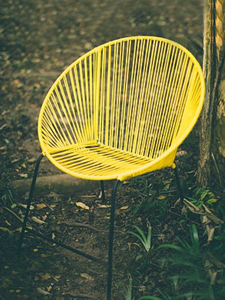 Cadeira Balaio Amarela