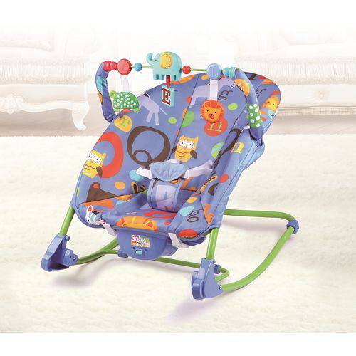 Cadeira Bebê Descanso Amigos do Bosque Baby Style - Azul