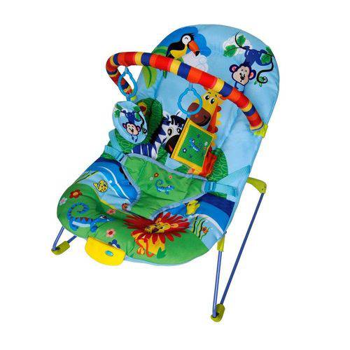 Cadeira Bebê Descanso Vibratória Musical Ballagio - Azul