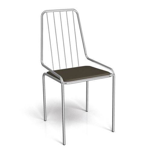 Cadeira Benim Kappesberg Cromado/marrom