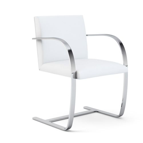 Cadeira Brno Barra Chata - Facto Branco Branca