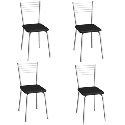Cadeira Flex C1052 4 Unidades - Compoarte | Elare