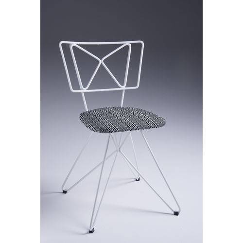 Cadeira Butterfly Cor Preto/Branco - DAFF93-C01-B - Móveis DAF