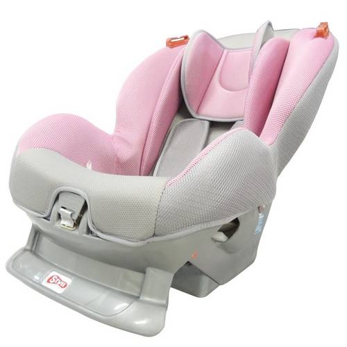 Cadeira Cadeirinha Auto Poltrona Bebê 9 a 18 Kg Styllbaby - Rosa