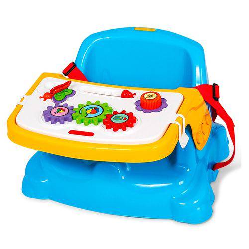 Cadeira Cadeirinha de Refeição-alimentação de Bebê P/ Mesa Azul