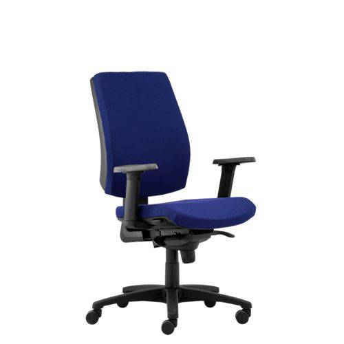 Cadeira Caderode Flute Diretor Executive Mesclado Azul/Preto
