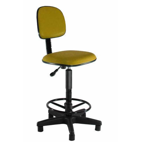 Cadeira Caixa Alta Corano Amarelo - Balcão - Portaria - Recepção