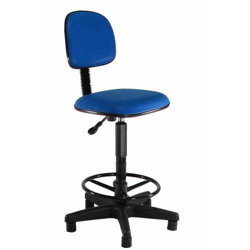 Cadeira Caixa Alta Corano Azul - Balcão - Portaria - Recepção