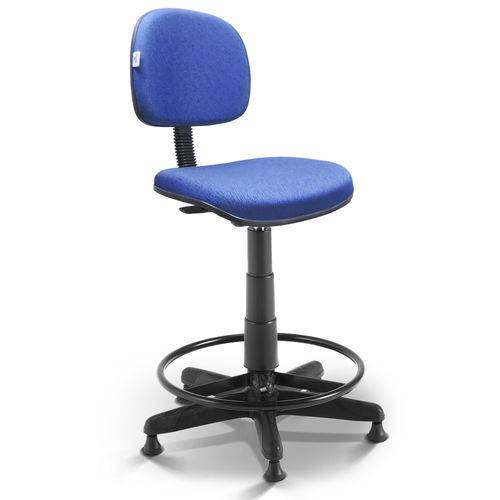 Cadeira Caixa Secretária JSerrano Azul com Preto