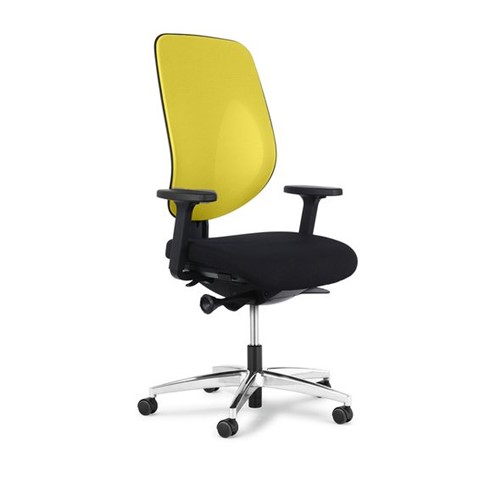 Cadeira Candall Giroflex 353 - Amarela Tecido