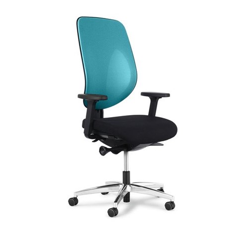 Cadeira Candall Giroflex 353 - Azul Turquesa Tecido