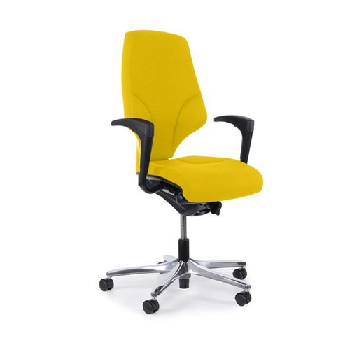 Cadeira Candall Giroflex 64 F8 - Amarelo Tecido