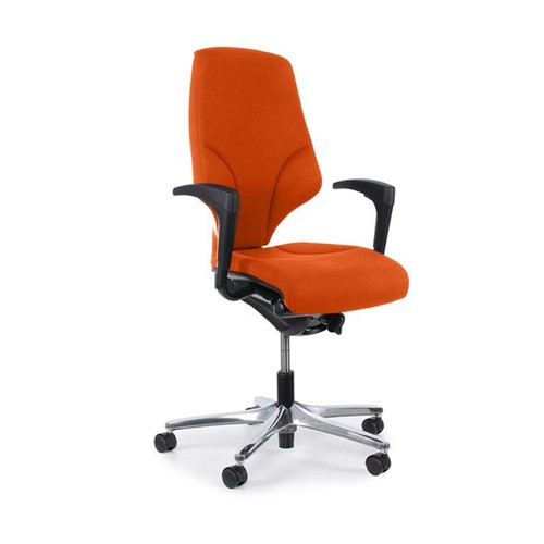 Cadeira Candall Giroflex 64 F8 - Laranja Tecido