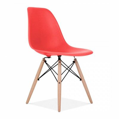 Cadeira Charles Eames Eiffel Vermelha Vermelha