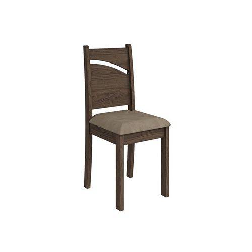Cadeira Cimol Melissa - Cor Marrocos- Assento Sued Marfin
