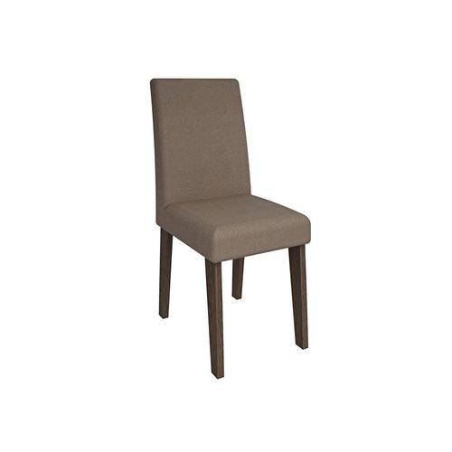 Cadeira Cimol Milena - -Cor Marrocos- Assento/Encosto Pluma