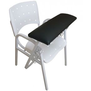 Cadeira Coleta Sangue Assento Plástico Braço Estofado Renascer (Cód. 10666)