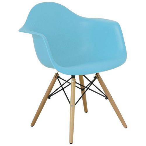 Cadeira com Braço Eames Azul