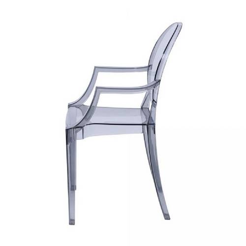 Cadeira com Braço Or Design Sofia Invisible Incolor