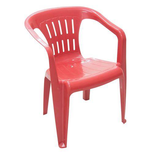Cadeira com Bracos Atalaia Vermelho
