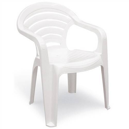 Cadeira com Braços Branca - ANGRA - Tramontina