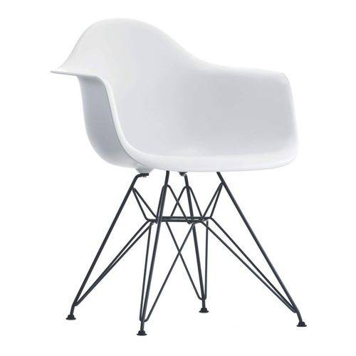 Cadeira com Braços Eames em Metal 1121 OR Design Branco