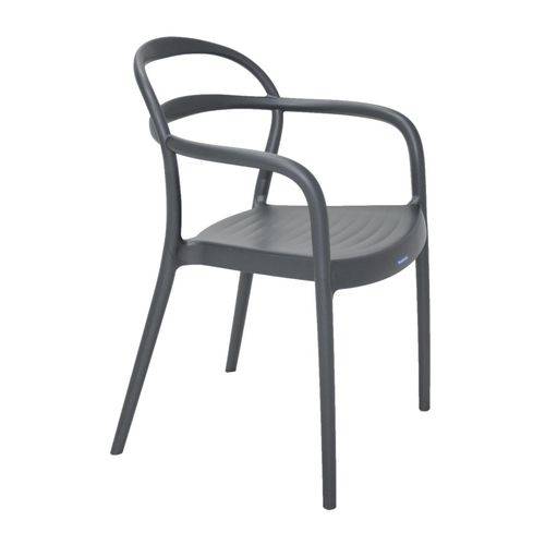 Cadeira com Braços Sissi Grafite Tramontina 92045/007