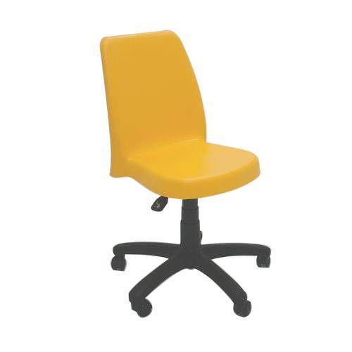 Cadeira com Rodizio Vanda Amarelo