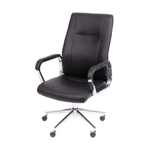 Cadeira Confort Presidente Preta Alta - Or Design 3308