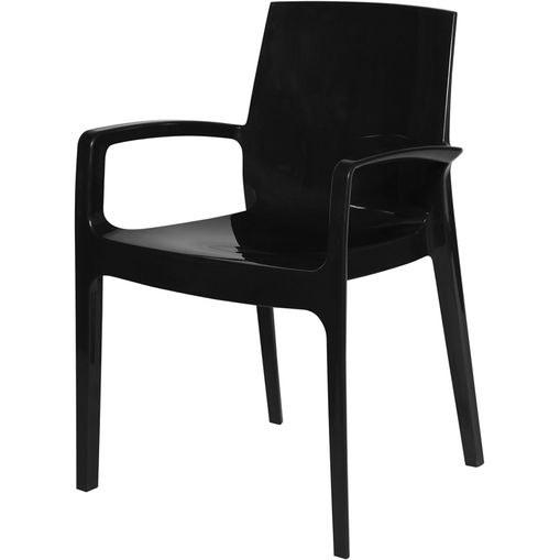 Cadeira Cream Preta OR Design