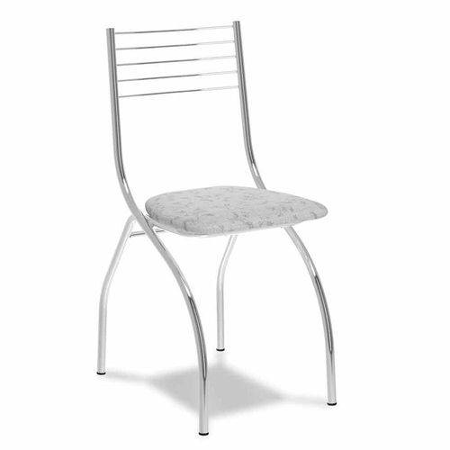Cadeira Cromada Fantasia Branca