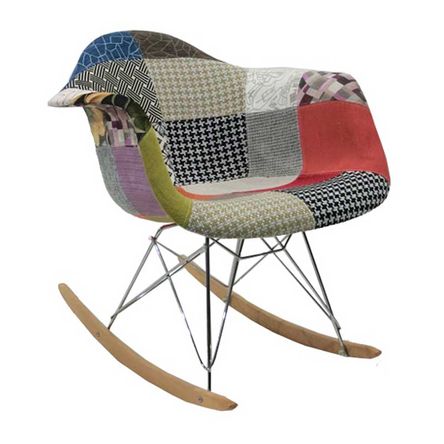 Cadeira DAR Balanço Patchwork Byartdesign