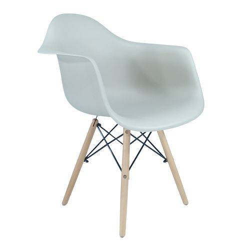 Cadeira DAR Wood Eiffel Charles Eames Polipropileno Nude Byartdesign