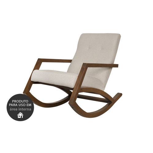 Cadeira de Balanço Mordomia - Chocolate e Areia