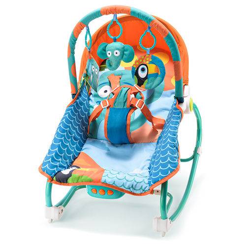 Cadeira de Balanço Reclinável - Elefantes - Multikids Baby