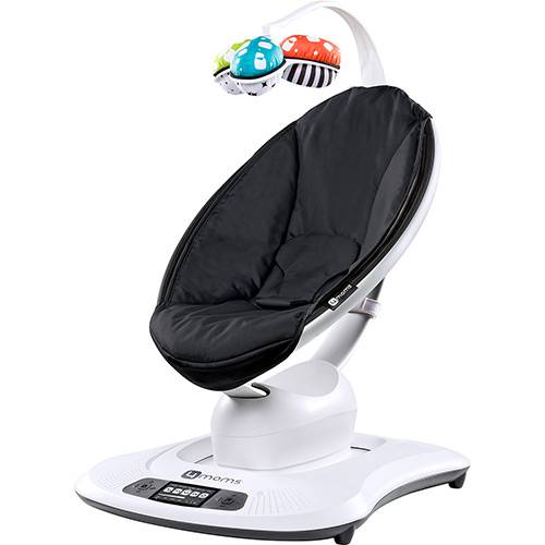Cadeira de Descanso com Movimentos Mamaroo 3.0 Preta Bivolt com Controle Bluetooth - 4 MOMS
